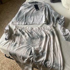 Tie dye matching 2 piece loungewear